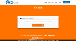 Desktop Screenshot of chatta.echat.it
