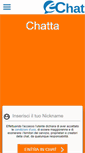Mobile Screenshot of chatta.echat.it